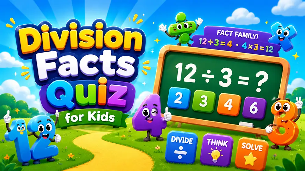 Division Facts Quiz for Kids - Prongo.com