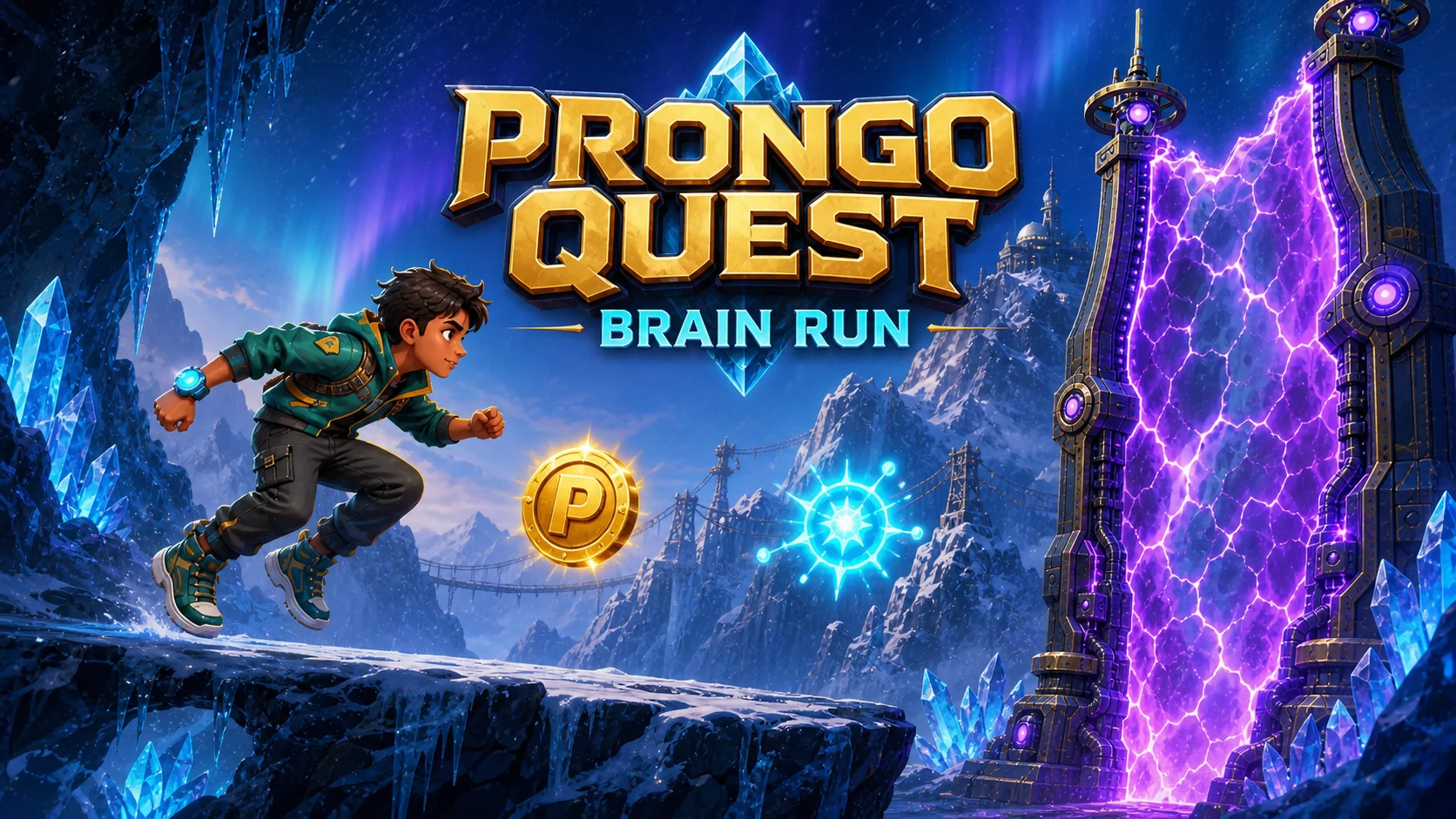 Prongo Quest: Brain Run — Educational Platform Adventure game thumbnail