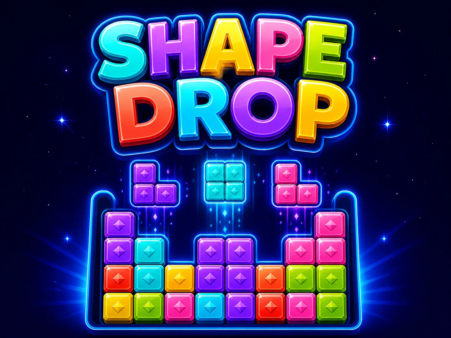 Shape Drop - Free 10x10 Block Puzzle Game for Kids game thumbnail