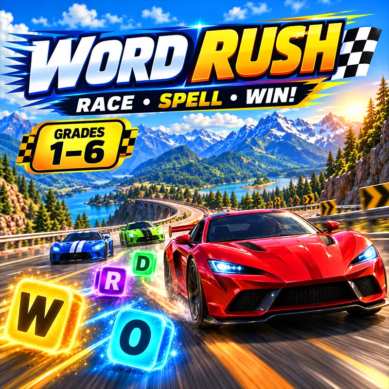 Word Rush: Spelling Racing Game for Grades 1–6 game thumbnail